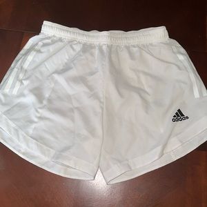 NWOT Adidas white athletic shorts